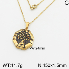 Stainless Steel Necklace  5N2001424vbnl-742