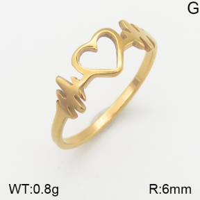 Stainless Steel Ring  7#  5R2001425aaik-360