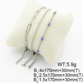 Stainless Steel Bracelet  6B3001921bbov-908