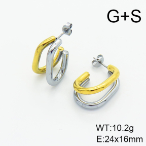 Stainless Steel Earrings  6E2006120abol-G037