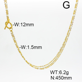 Stainless Steel Necklace  6N3001428vhmv-908