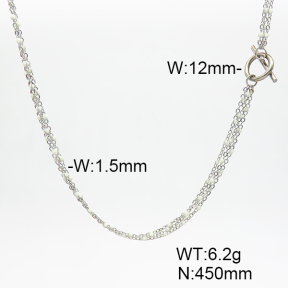 Stainless Steel Necklace  6N3001429vhkb-908