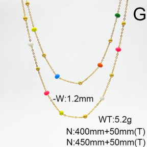 Stainless Steel Necklace  6N3001440bhil-908