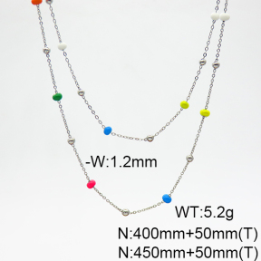 Stainless Steel Necklace  6N3001441bhbl-908