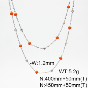 Stainless Steel Necklace  6N3001443bhbl-908
