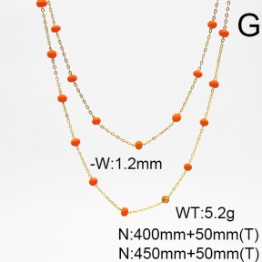 Stainless Steel Necklace  6N3001444vhkl-908