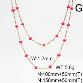 Stainless Steel Necklace  6N3001446vhkl-908