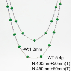 Stainless Steel Necklace  6N3001449bhil-908