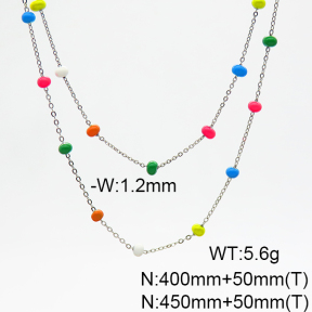 Stainless Steel Necklace  6N3001451bhil-908