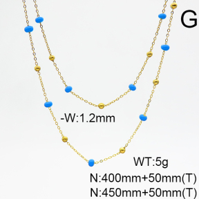 Stainless Steel Necklace  6N3001452bhil-908