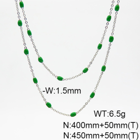 Stainless Steel Necklace  6N3001455bhil-908