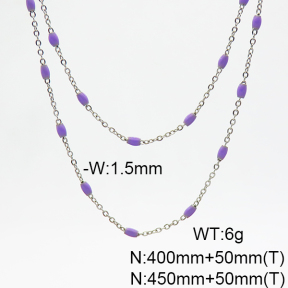 Stainless Steel Necklace  6N3001459bhil-908