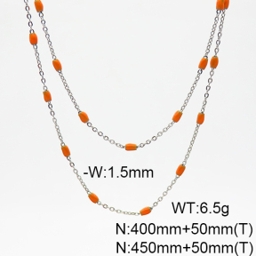 Stainless Steel Necklace  6N3001463bhil-908