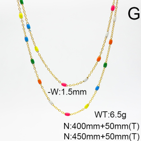 Stainless Steel Necklace  6N3001464vhkl-908