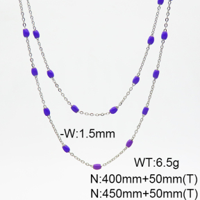 Stainless Steel Necklace  6N3001467bhil-908