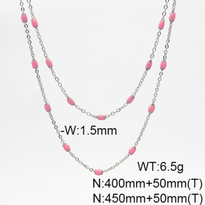 Stainless Steel Necklace  6N3001469bhil-908