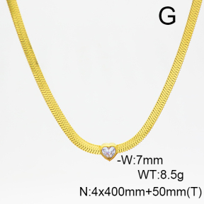Stainless Steel Necklace  6N4003698bhva-G037