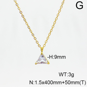 Stainless Steel Necklace  6N4003702vbpb-G037