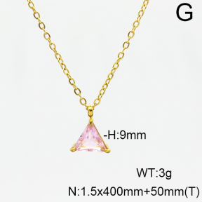 Stainless Steel Necklace  6N4003704vbpb-G037