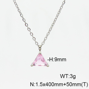 Stainless Steel Necklace  6N4003705bbov-G037