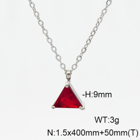 Stainless Steel Necklace  6N4003709bbov-G037