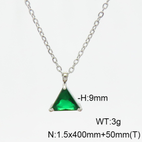 Stainless Steel Necklace  6N4003713bbov-G037