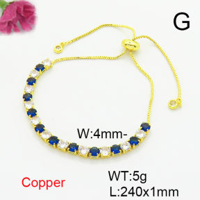 Fashion Copper Bracelet  F6B405602vbll-L002