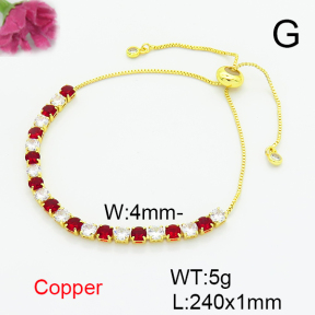 Fashion Copper Bracelet  F6B405604vbll-L002