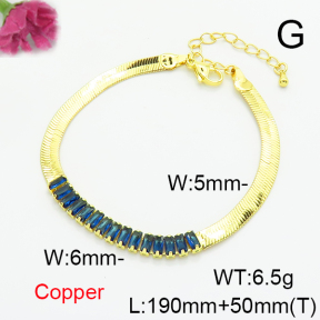 Fashion Copper Bracelet  F6B405606vbll-L002