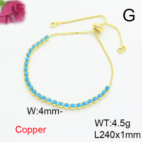 Fashion Copper Bracelet  F6B405612vbll-L002