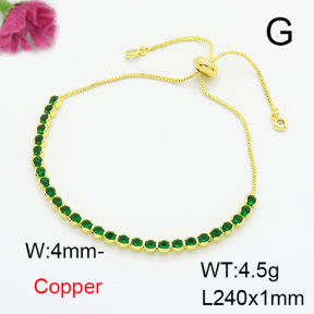 Fashion Copper Bracelet  F6B405615vbll-L002