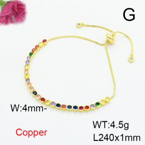 Fashion Copper Bracelet  F6B405621vbll-L002