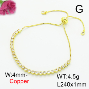 Fashion Copper Bracelet  F6B405624vbll-L002