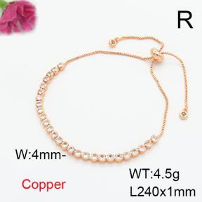 Fashion Copper Bracelet  F6B405626vbll-L002