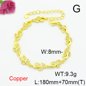 Fashion Copper Bracelet  F6B405628bhva-L002