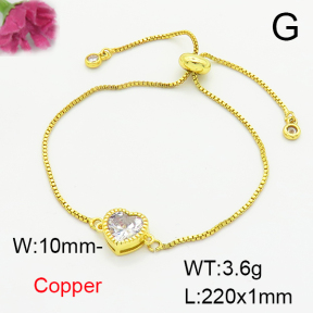 Fashion Copper Bracelet  F6B405637vail-L002