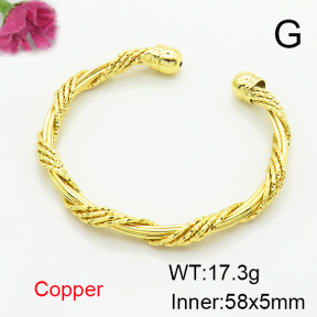 Fashion Copper Bangle  F6BA20151abol-L002