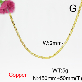 Fashion Copper Necklace  F6N200257vbmb-L002