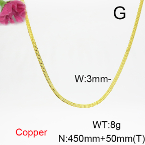 Fashion Copper Necklace  F6N200259vbnl-L002