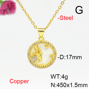 Fashion Copper Necklace  F6N405167baka-L002