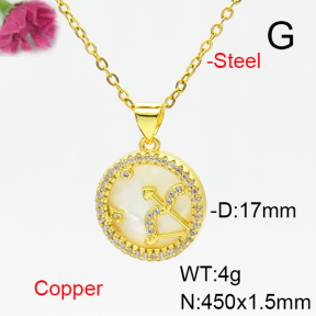 Fashion Copper Necklace  F6N405168baka-L002