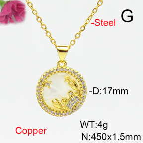 Fashion Copper Necklace  F6N405172baka-L002