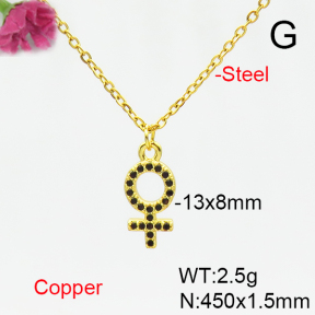 Fashion Copper Necklace  F6N405180vail-L002