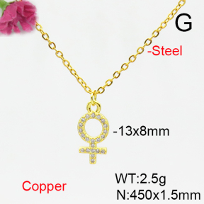 Fashion Copper Necklace  F6N405181vaia-L002