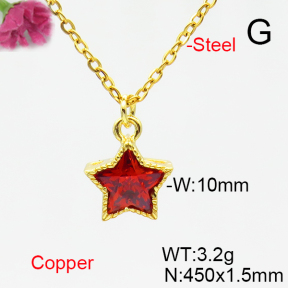 Fashion Copper Necklace  F6N405184vail-L002