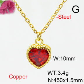 Fashion Copper Necklace  F6N405190vail-L002