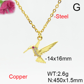 Fashion Copper Necklace  F6N405196vail-L002