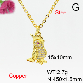 Fashion Copper Necklace  F6N405197vail-L002