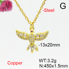 Fashion Copper Necklace  F6N405198vail-L002