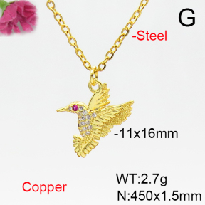 Fashion Copper Necklace  F6N405199vail-L002